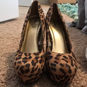 Cheetah Print Heels